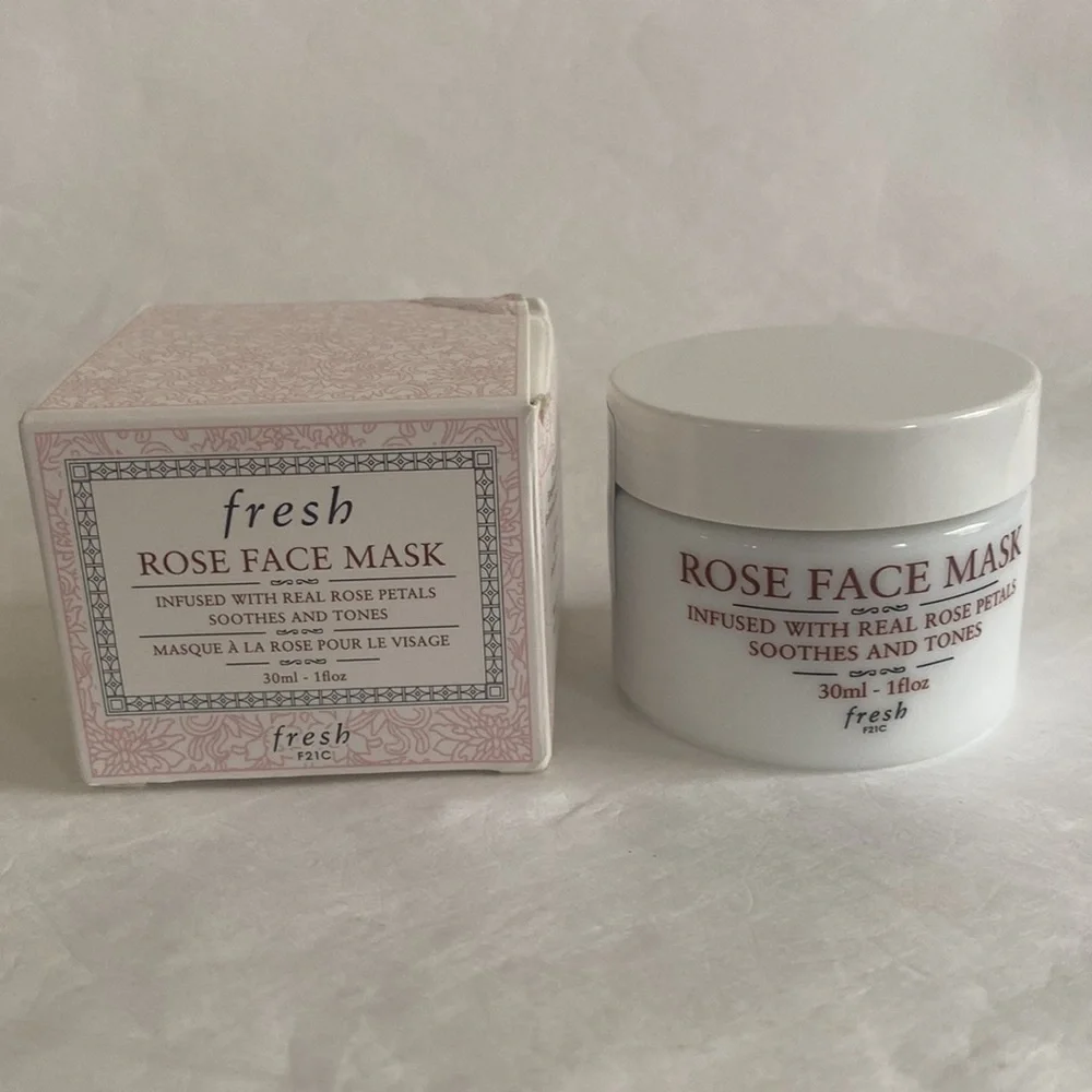 fresh Travel Size Rose Face Mask 1oz $26 NIB
